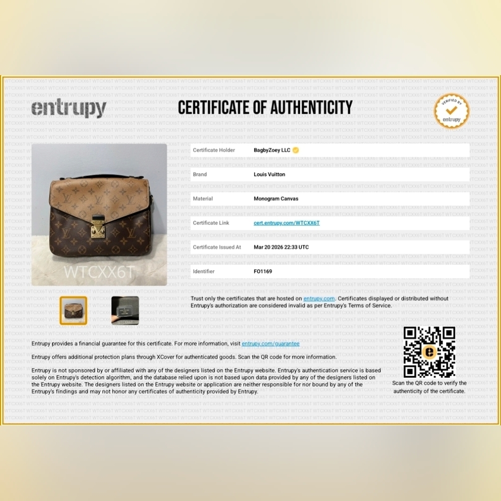 CF01 💟 Louis Vuitton Reverse Monogram Pochette M… - image 2